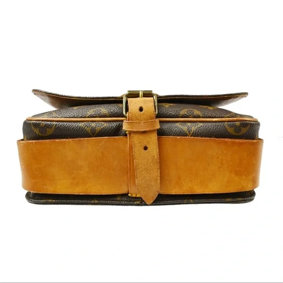 Louis Vuitton Tan and Brown Monogram Crossbody Bag PRE-OWNED - Picture 6 of 12